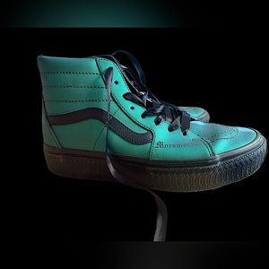 Vans M 6.5 W 8 Sk8-Hi Platform RB x Harry Potter Morsmordre Dark Art Green